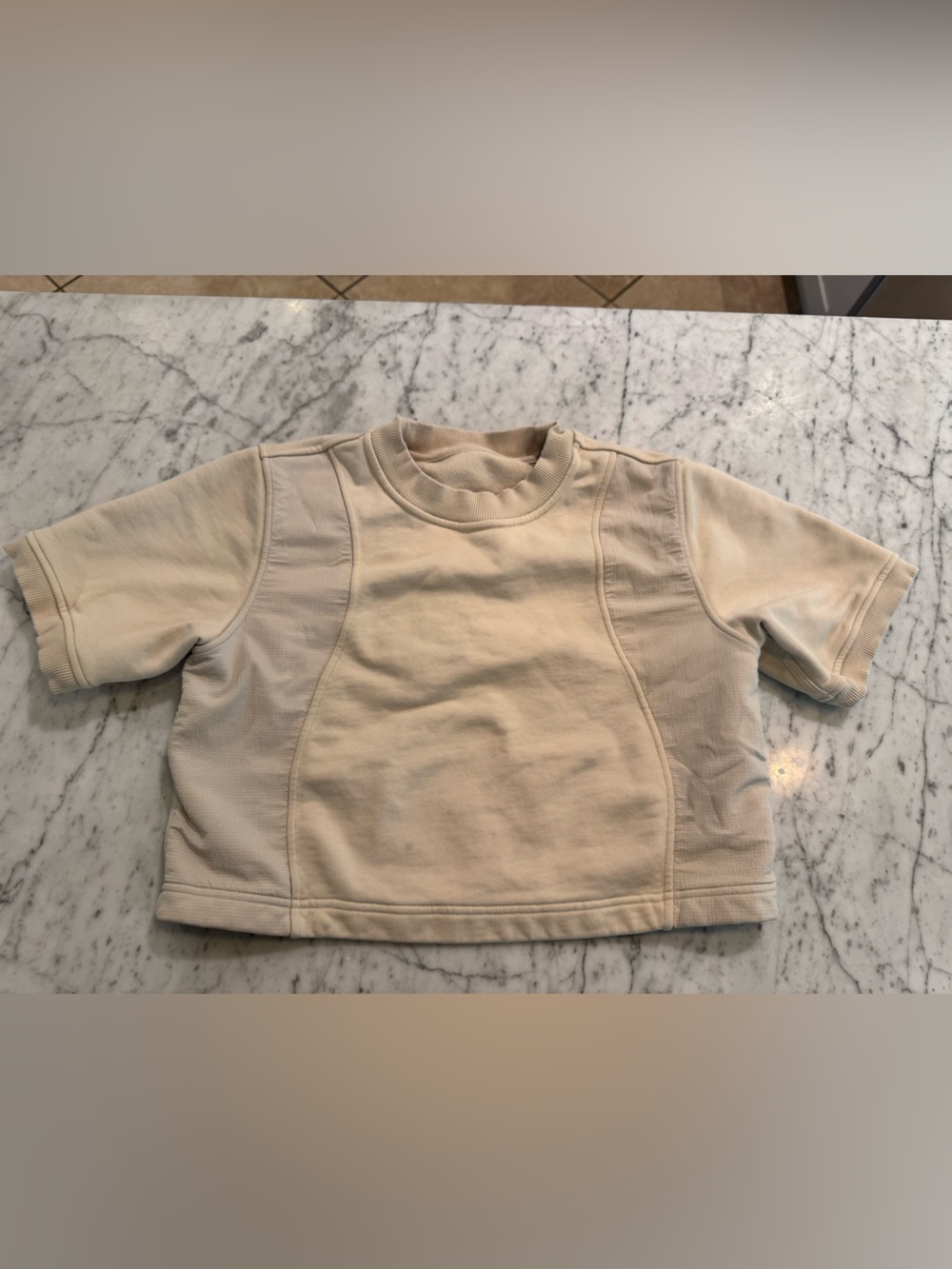 Lululemon Cotton French Terry + Swift T-shirt sz 4.